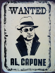 AL CAPONE  Wanted